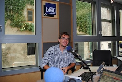 Maxime Bourassin, dirigeant d’Isol’Centre, au micro de France Bleu Orléans